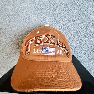 Vintage 2004 Texas TX Flag Lone Star Embroidered Cap Western Long Horns South